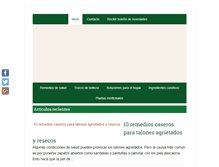 Tablet Screenshot of mis-remedios-caseros.com